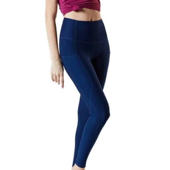 Tesla blue workout leggings size small - Picture 2 of 9
